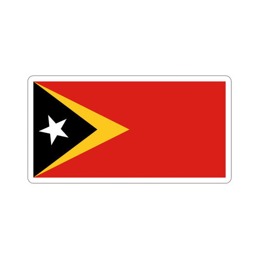 Flag of East Timor STICKER Vinyl Die-Cut Decal-6 Inch-The Sticker Space