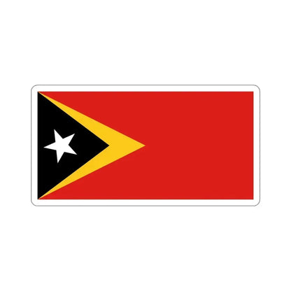 Flag of East Timor STICKER Vinyl Die-Cut Decal 6 Inch - The Sticker Space
