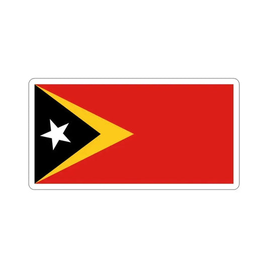 Flag of East Timor STICKER Vinyl Die-Cut Decal 6 Inch - The Sticker Space