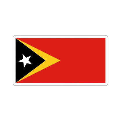 Flag of East Timor STICKER Vinyl Die-Cut Decal - The Sticker Space