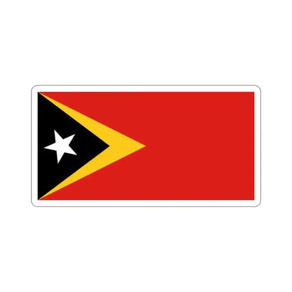 Flag of East Timor STICKER Vinyl Die-Cut Decal - The Sticker Space