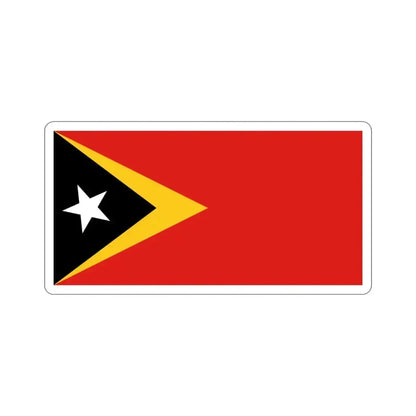 Flag of East Timor STICKER Vinyl Die-Cut Decal - The Sticker Space