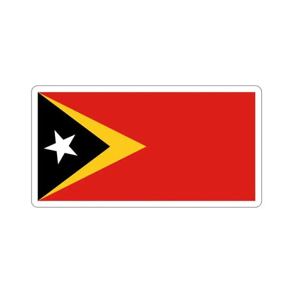 Flag of East Timor STICKER Vinyl Die-Cut Decal - The Sticker Space