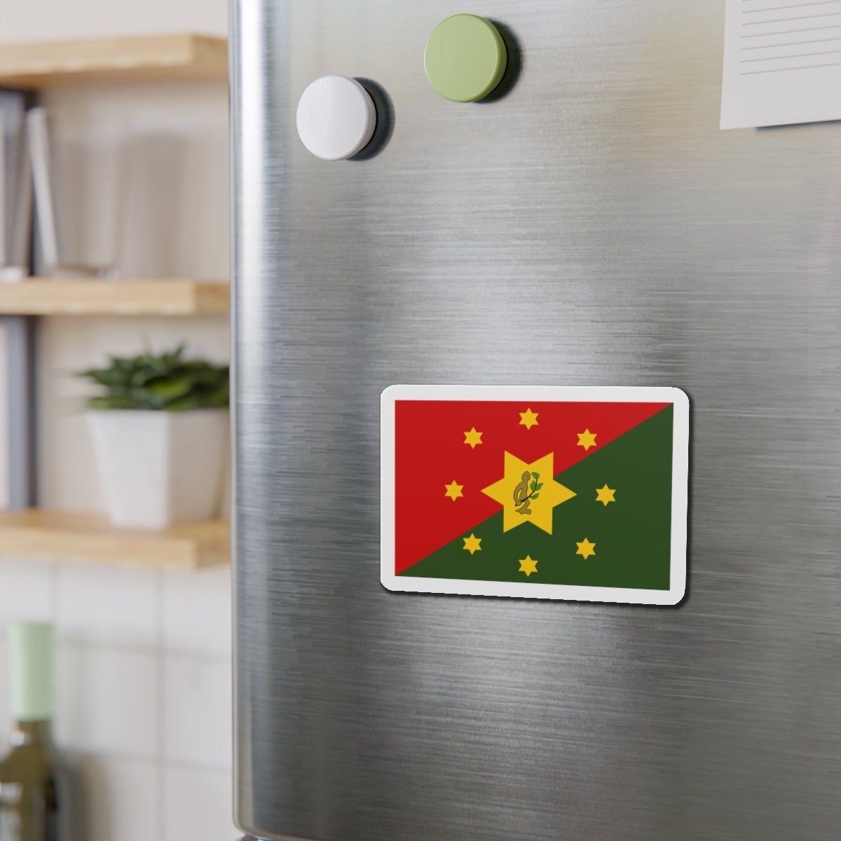 Flag of Eastern Highlands Papa New Guinea - Die-Cut Magnet-The Sticker Space