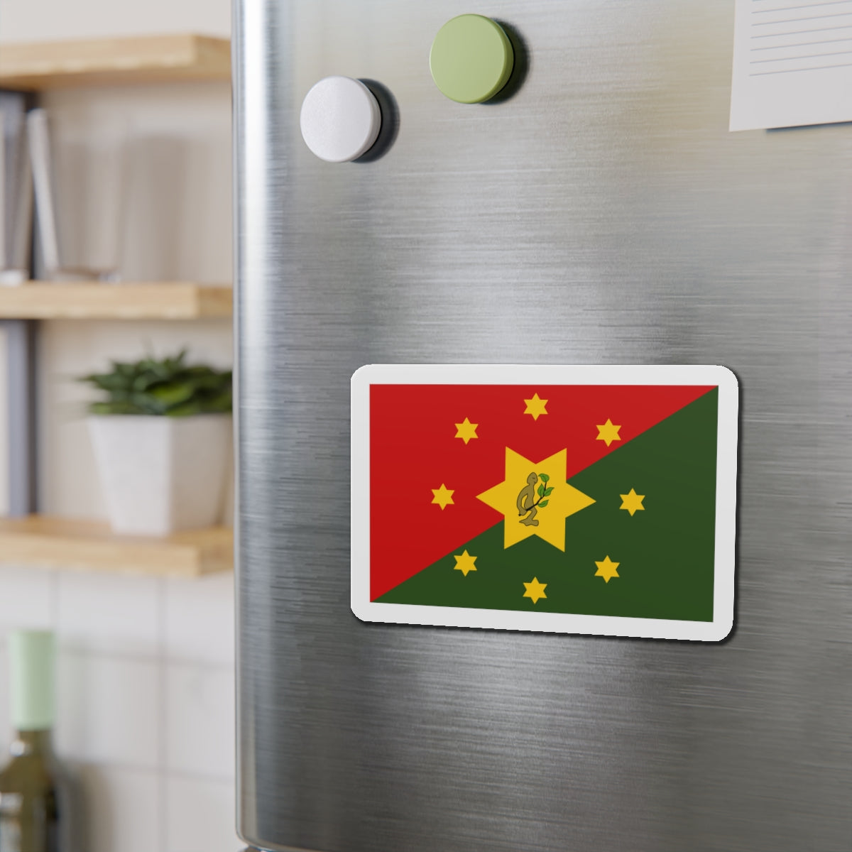 Flag of Eastern Highlands Papa New Guinea - Die-Cut Magnet-The Sticker Space