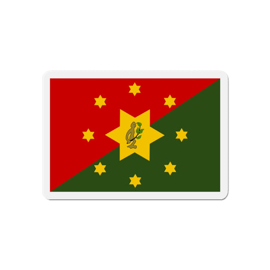 Flag of Eastern Highlands Papa New Guinea - Die-Cut Magnet-6 × 6"-The Sticker Space