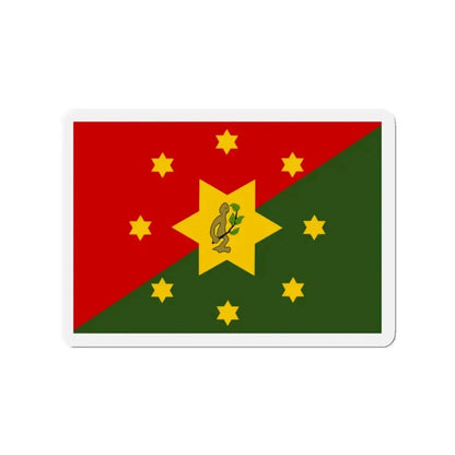 Flag of Eastern Highlands Papa New Guinea - Refrigerator Magnet 2 Inch - The Sticker Space