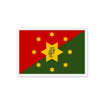 Flag of Eastern Highlands Papa New Guinea - Refrigerator Magnet 6 Inch - The Sticker Space