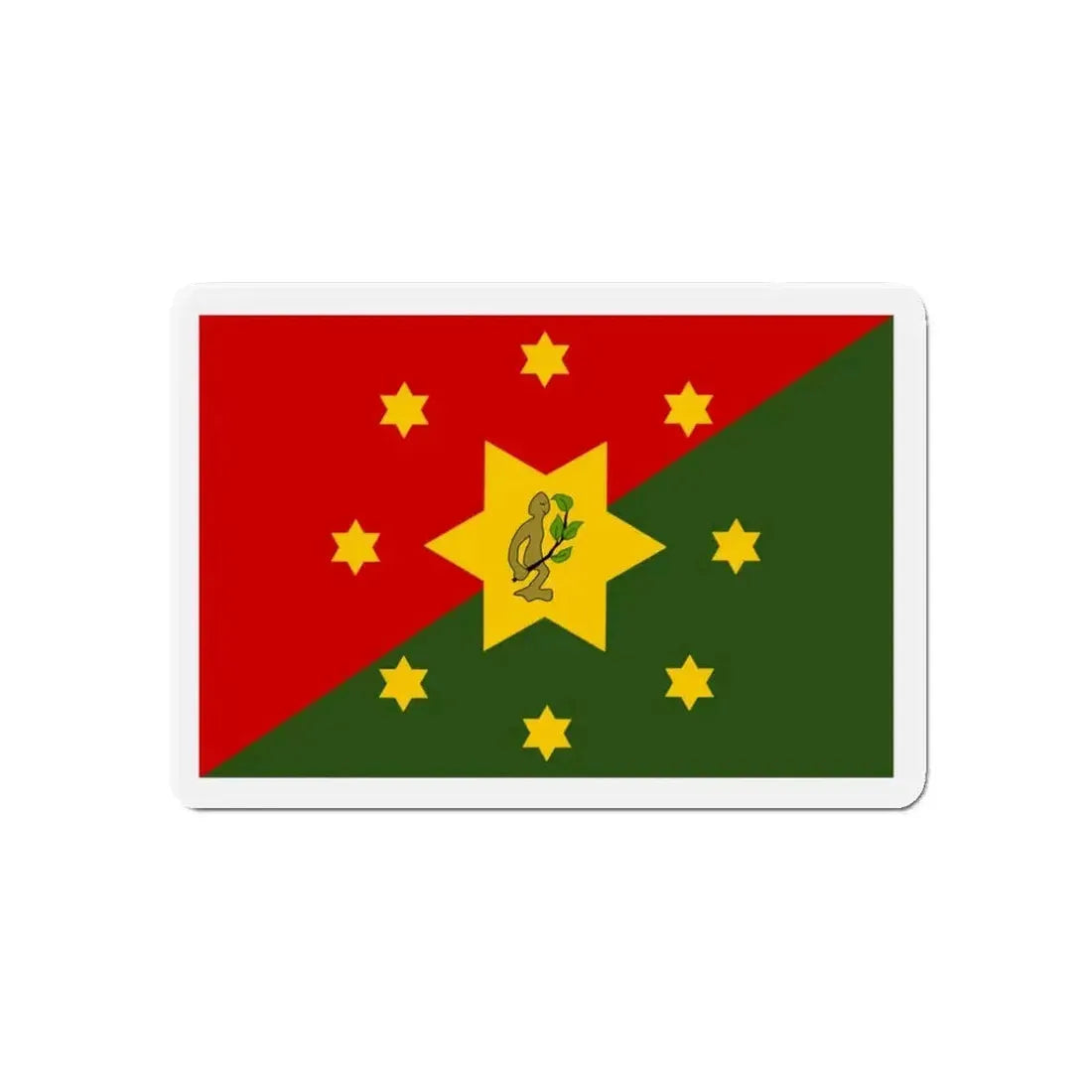 Flag of Eastern Highlands Papa New Guinea - Refrigerator Magnet - The Sticker Space