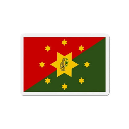 Flag of Eastern Highlands Papa New Guinea - Refrigerator Magnet - The Sticker Space