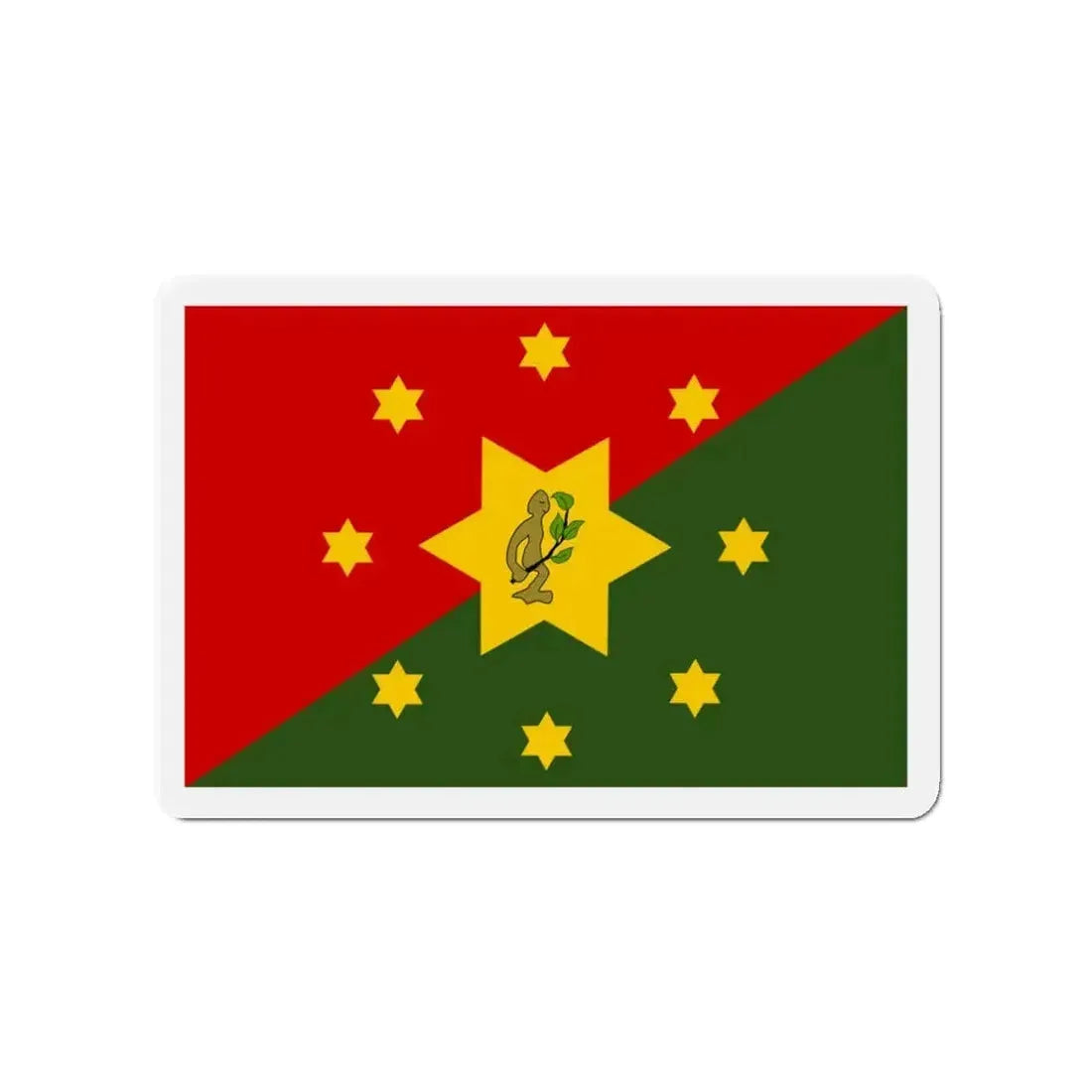Flag of Eastern Highlands Papa New Guinea - Refrigerator Magnet - The Sticker Space