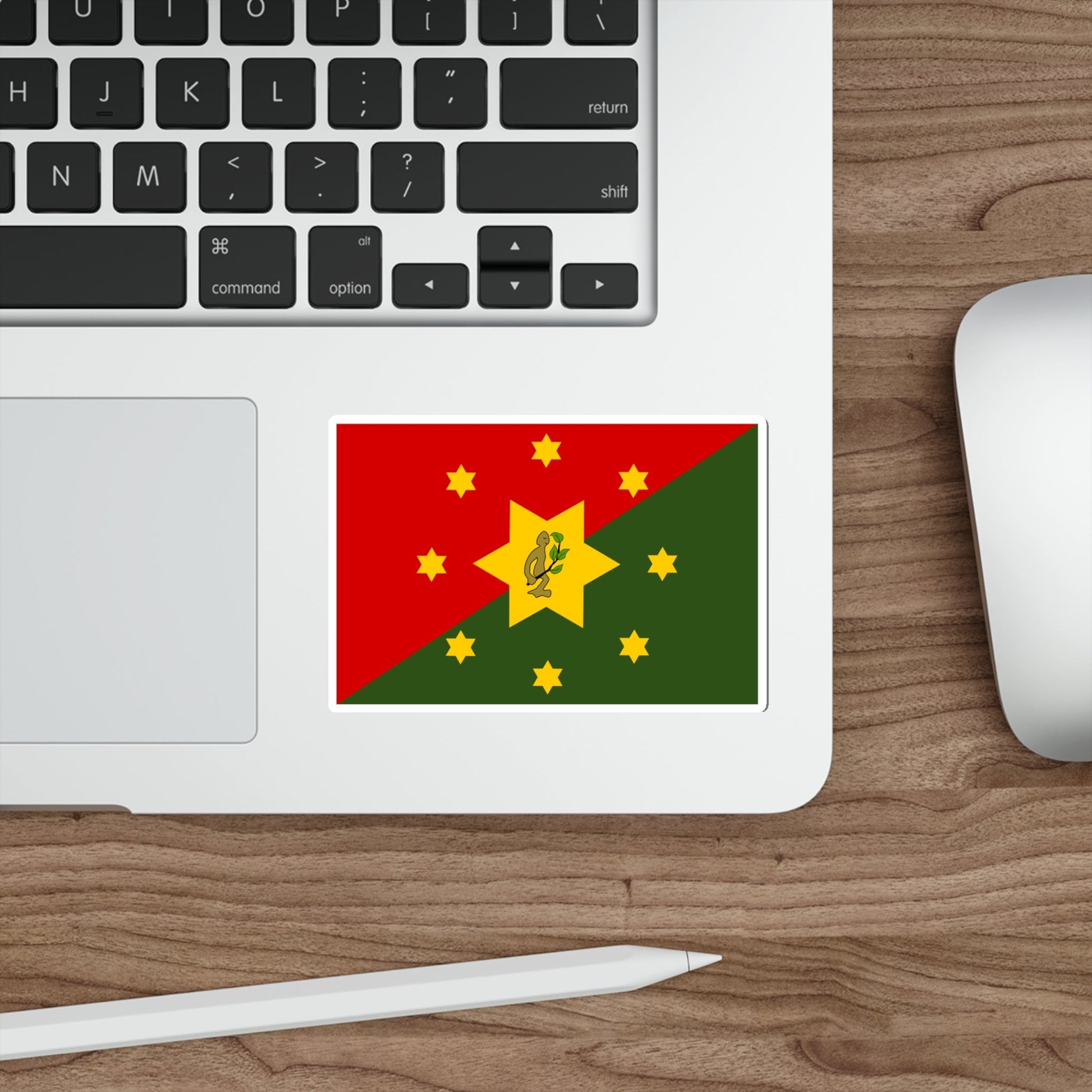 Flag of Eastern Highlands Papa New Guinea STICKER Vinyl Die-Cut Decal-The Sticker Space