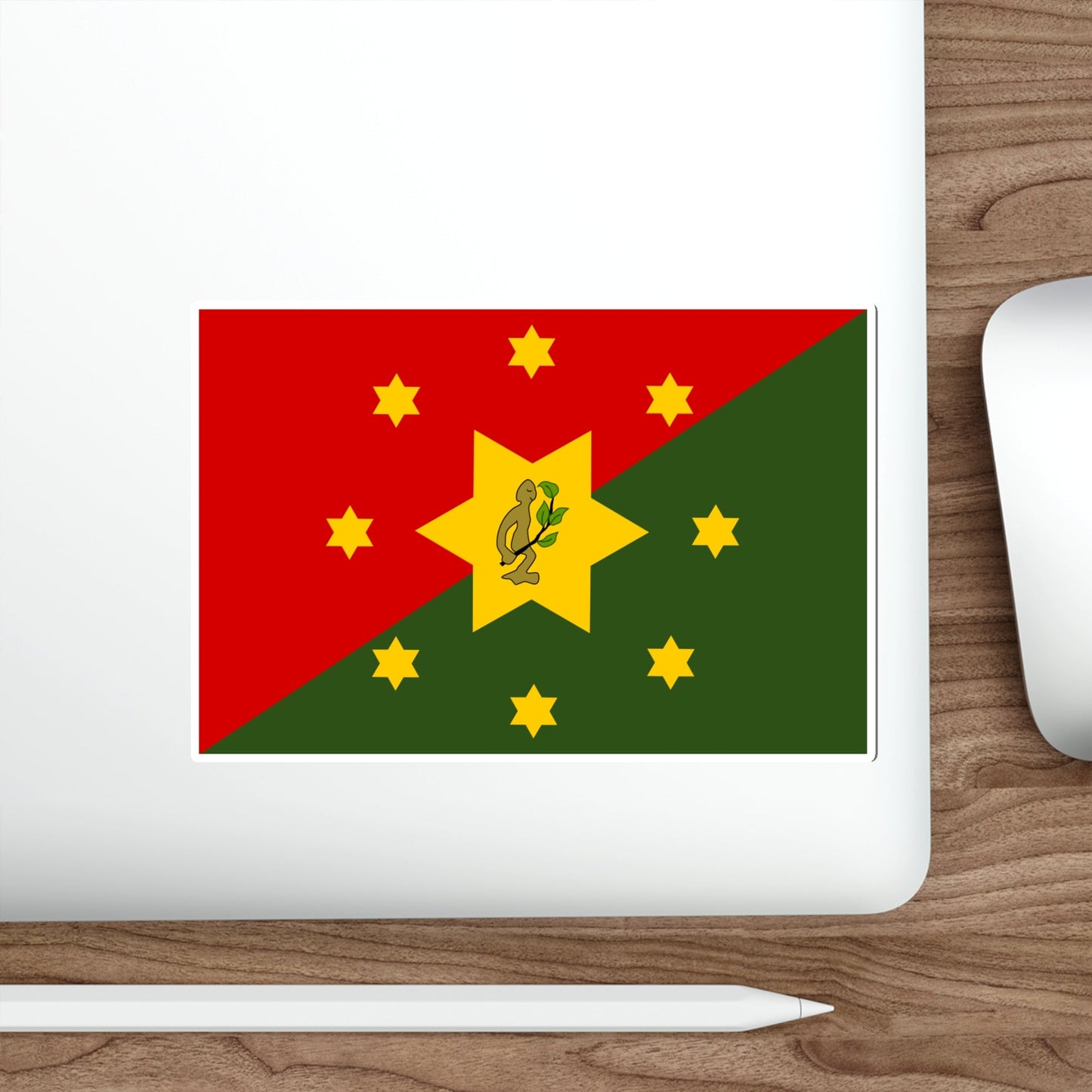 Flag of Eastern Highlands Papa New Guinea STICKER Vinyl Die-Cut Decal-The Sticker Space