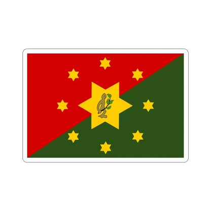 Flag of Eastern Highlands Papa New Guinea STICKER Vinyl Die-Cut Decal 3 Inch - The Sticker Space