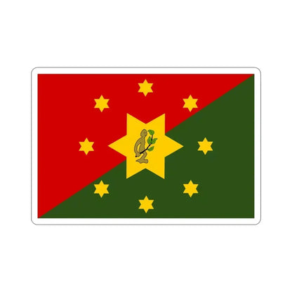 Flag of Eastern Highlands Papa New Guinea STICKER Vinyl Die-Cut Decal 4 Inch - The Sticker Space