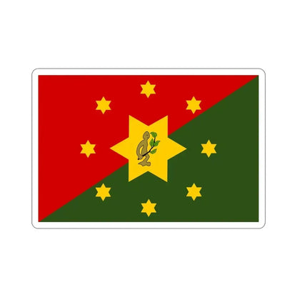 Flag of Eastern Highlands Papa New Guinea STICKER Vinyl Die-Cut Decal 5 Inch - The Sticker Space