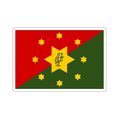 Flag of Eastern Highlands Papa New Guinea STICKER Vinyl Die-Cut Decal 6 Inch - The Sticker Space