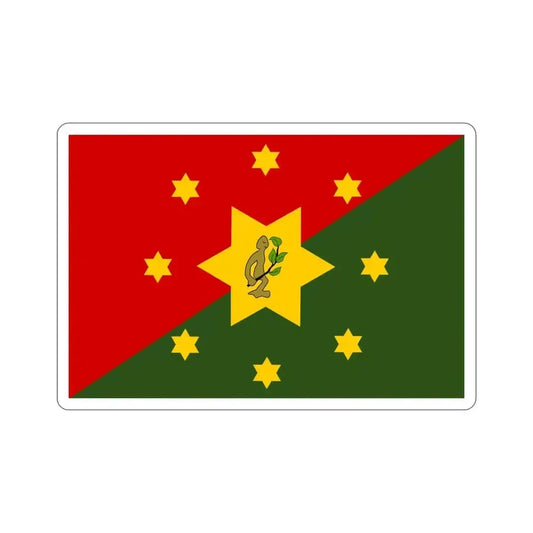 Flag of Eastern Highlands Papa New Guinea STICKER Vinyl Die-Cut Decal 6 Inch - The Sticker Space