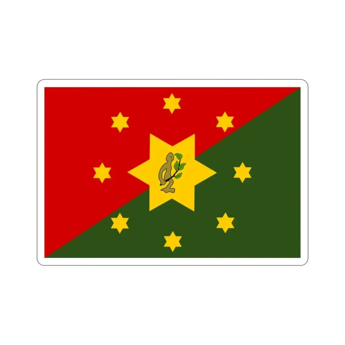 Flag of Eastern Highlands Papa New Guinea STICKER Vinyl Die-Cut Decal - The Sticker Space
