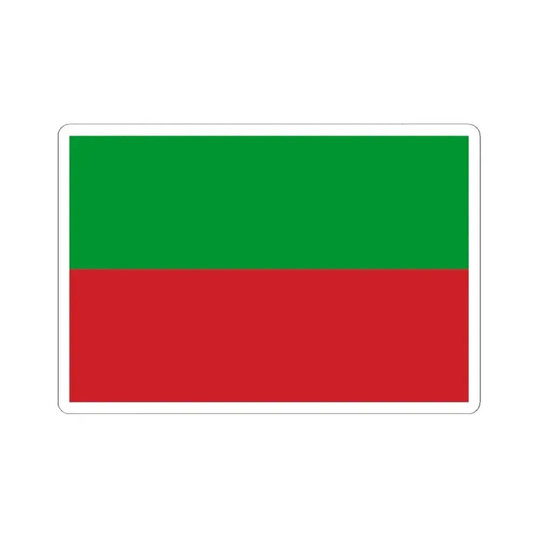 Flag of Eastern Rumelia 1878-1908 (Bulgaria) STICKER Vinyl Kiss-Cut Decal 6 Inch White - The Sticker Space