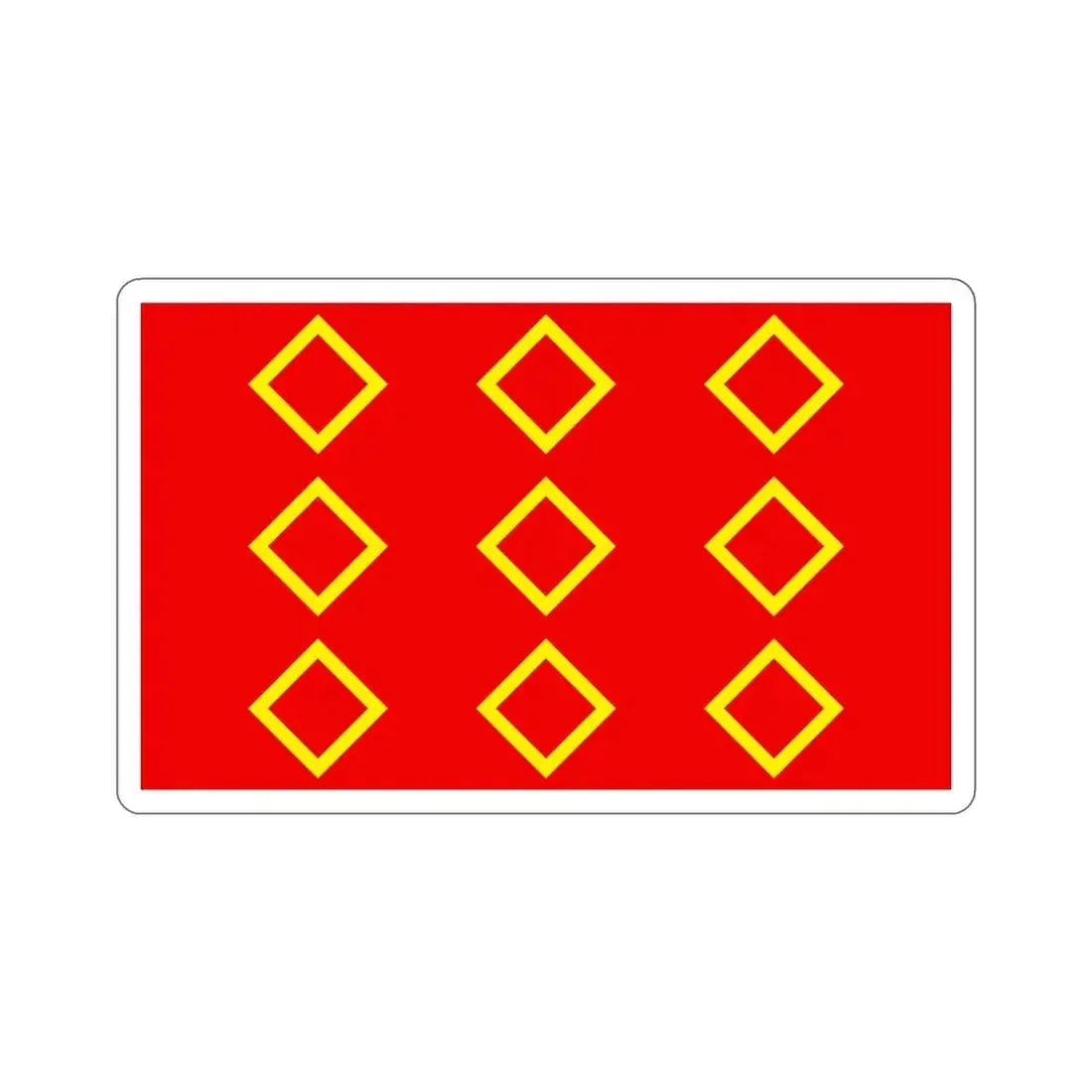 Flag of Żebbuġ 1993 to 2000 Malta STICKER Vinyl Die-Cut Decal 5 Inch - The Sticker Space