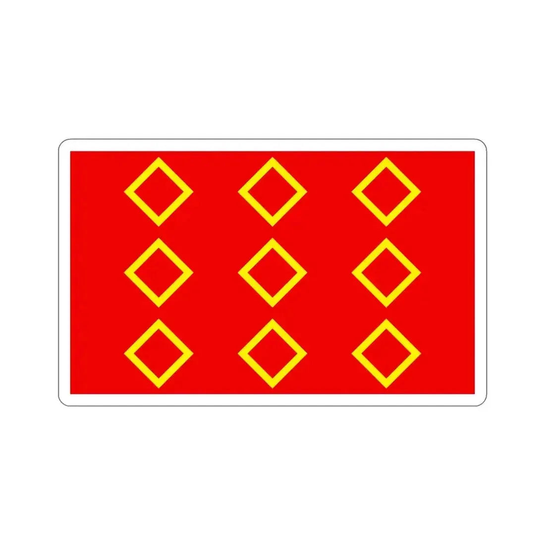 Flag of Żebbuġ 1993 to 2000 Malta STICKER Vinyl Die-Cut Decal 6 Inch - The Sticker Space