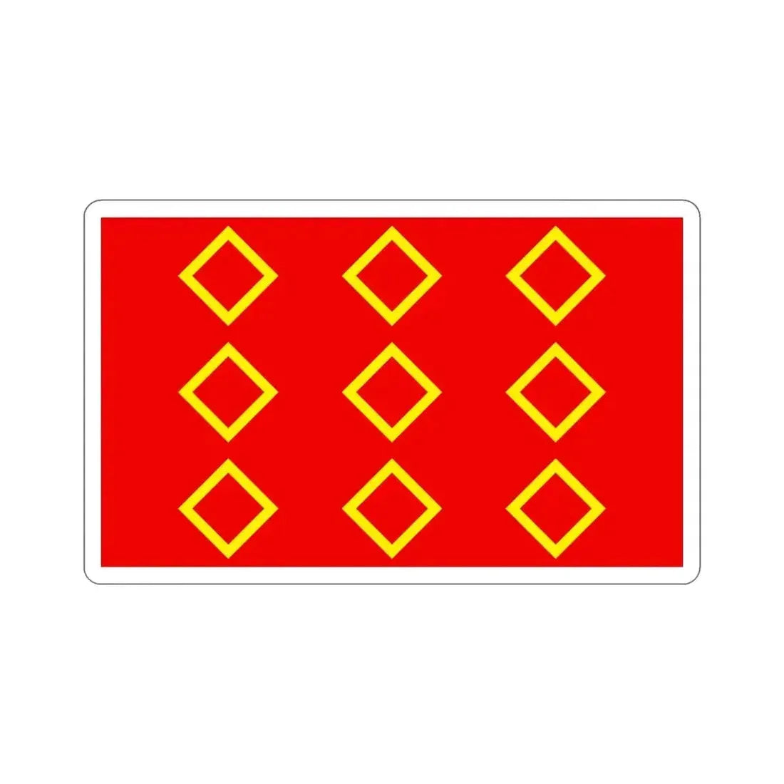 Flag of Żebbuġ 1993 to 2000 Malta STICKER Vinyl Die-Cut Decal - The Sticker Space