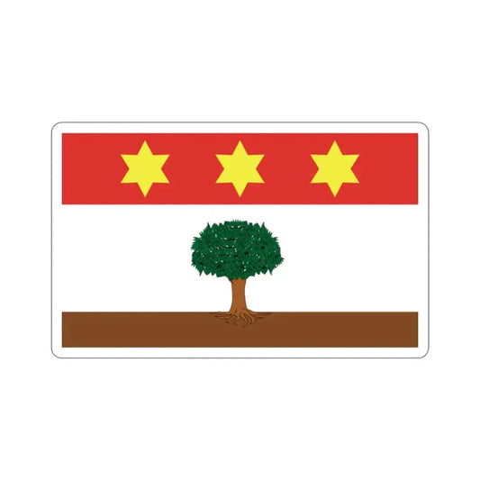 Flag of Żebbuġ Gozo Malta STICKER Vinyl Die-Cut Decal 2 Inch - The Sticker Space