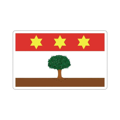 Flag of Żebbuġ Gozo Malta STICKER Vinyl Die-Cut Decal - The Sticker Space