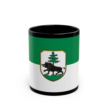 Flag of Ebersberg Germany - Black Coffee Mug-11oz-The Sticker Space