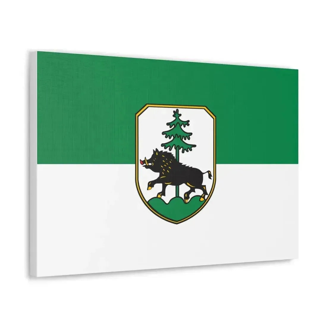 Flag of Ebersberg Germany - Canvas Wall Art - The Sticker Space