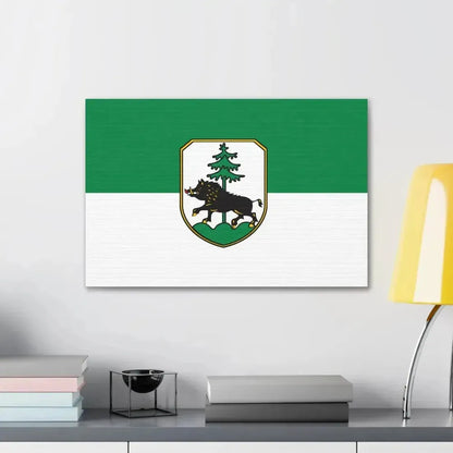 Flag of Ebersberg Germany - Canvas Wall Art - The Sticker Space
