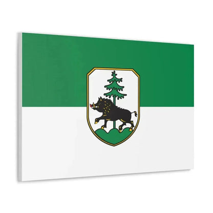 Flag of Ebersberg Germany - Canvas Wall Art - The Sticker Space