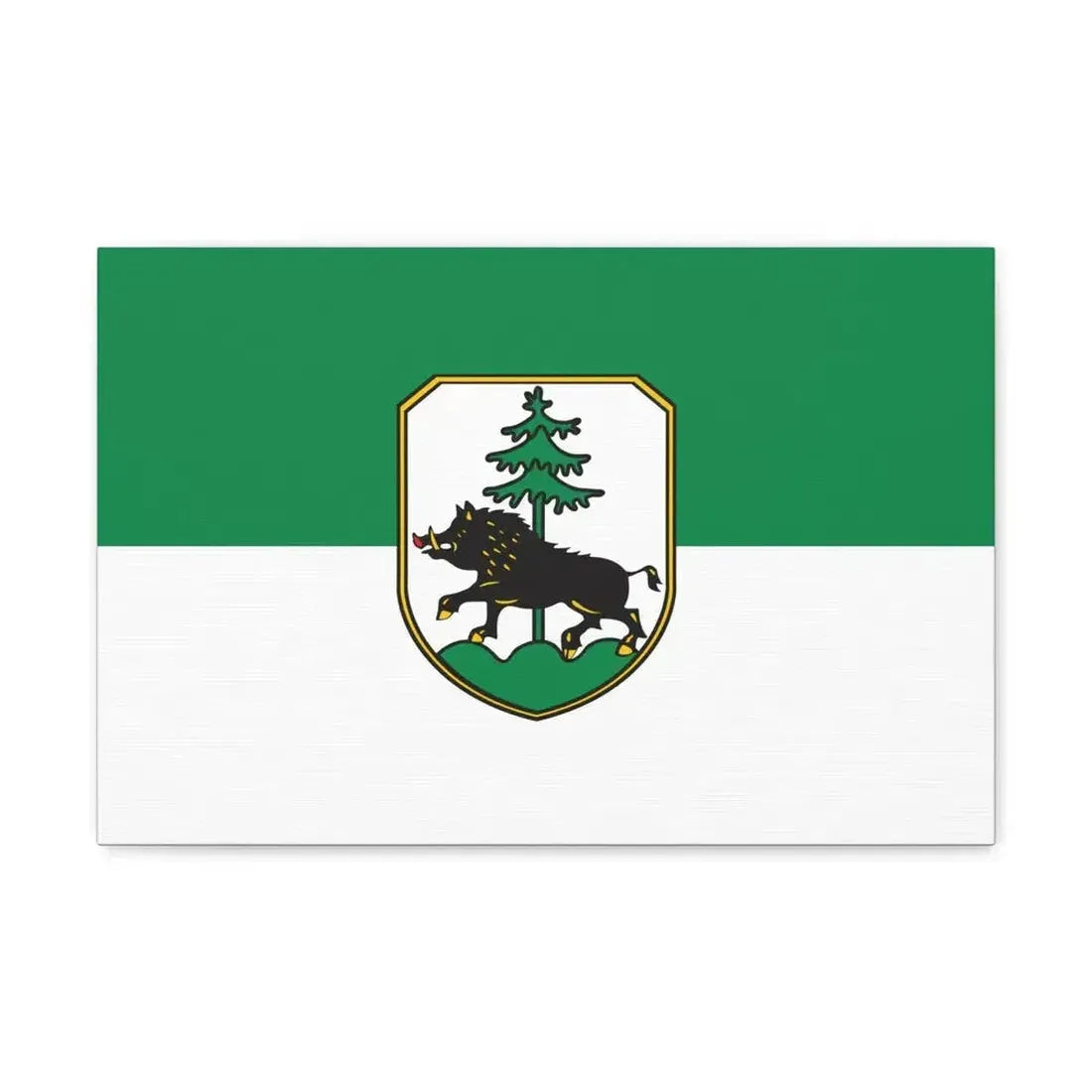 Flag of Ebersberg Germany - Canvas Wall Art - The Sticker Space