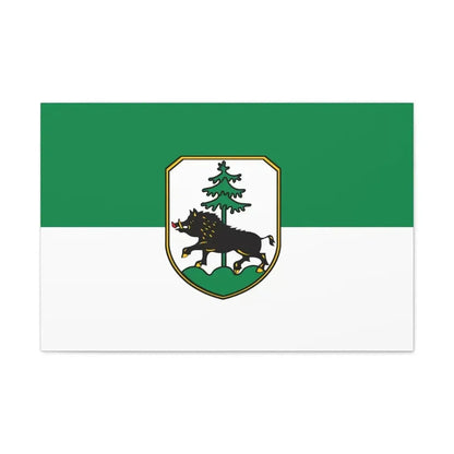 Flag of Ebersberg Germany - Canvas Wall Art - The Sticker Space