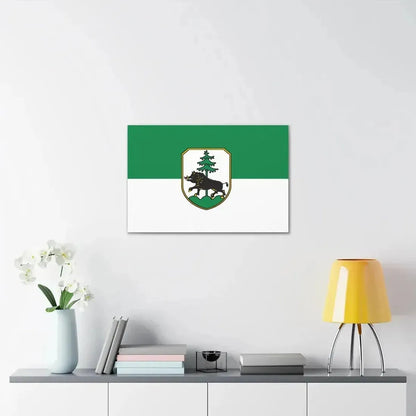 Flag of Ebersberg Germany - Canvas Wall Art - The Sticker Space