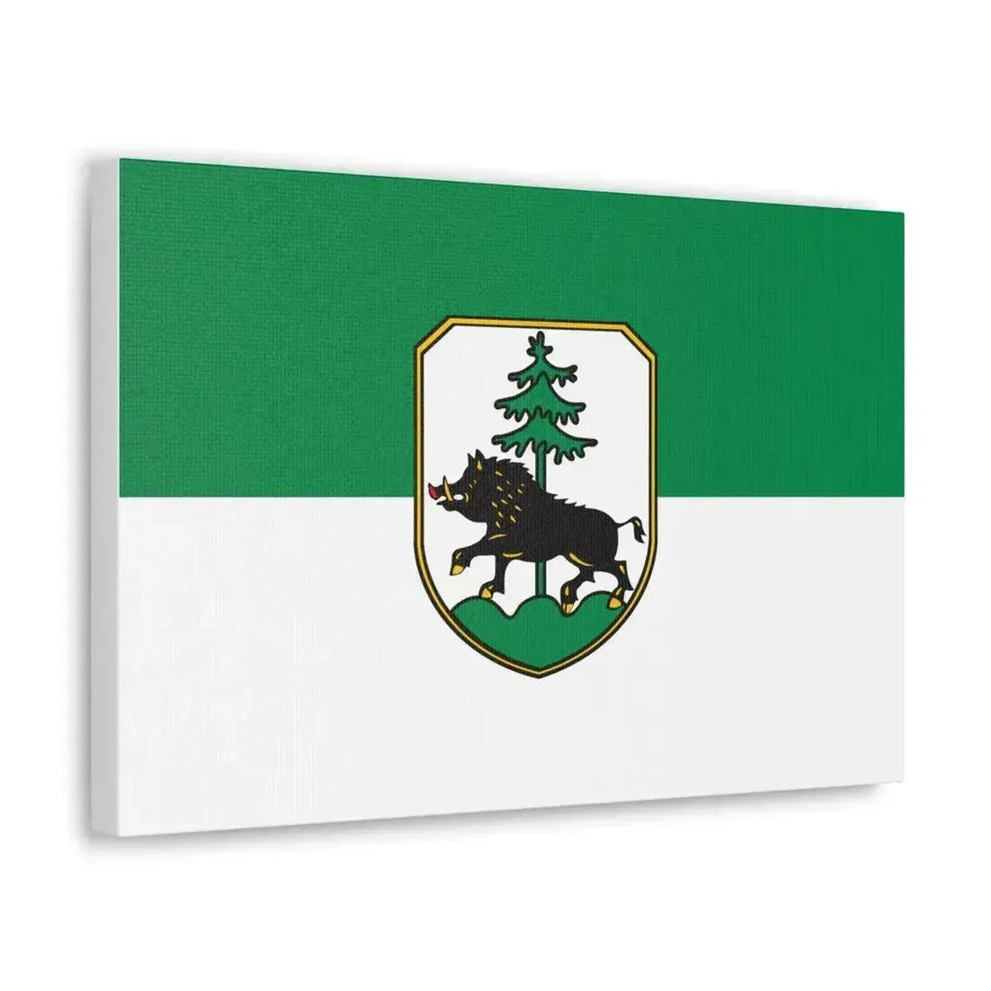 Flag of Ebersberg Germany - Canvas Wall Art - The Sticker Space