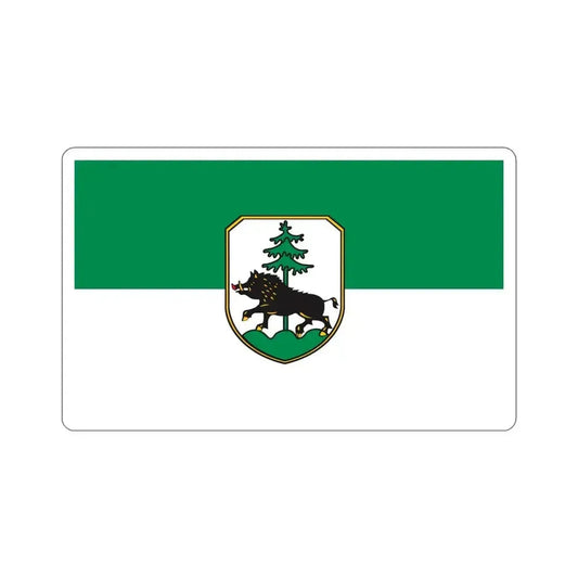 Flag of Ebersberg Germany STICKER Vinyl Die-Cut Decal 6 Inch - The Sticker Space