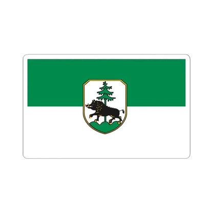 Flag of Ebersberg Germany - STICKER Vinyl Kiss-Cut Decal 6 Inch White - The Sticker Space