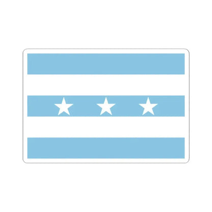 Flag of Ecuador 1820-1822 (Ecuador) STICKER Vinyl Kiss-Cut Decal 2 Inch White - The Sticker Space