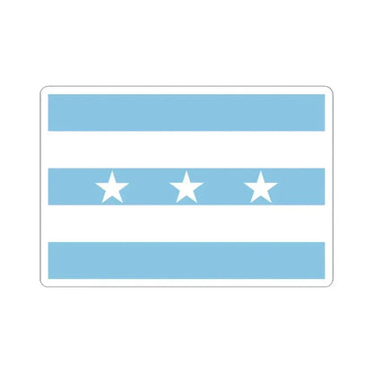 Flag of Ecuador 1820-1822 (Ecuador) STICKER Vinyl Kiss-Cut Decal 4 Inch White - The Sticker Space