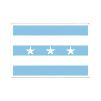 Flag of Ecuador 1820-1822 (Ecuador) STICKER Vinyl Kiss-Cut Decal 6 Inch White - The Sticker Space