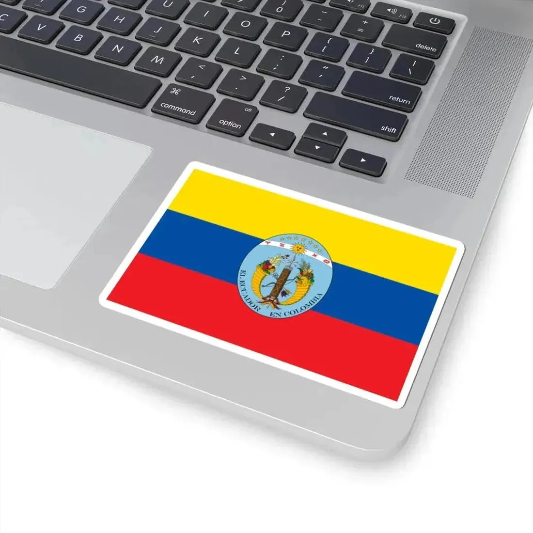 Flag of Ecuador 1830-1835 (Ecuador) STICKER Vinyl Kiss-Cut Decal - The Sticker Space