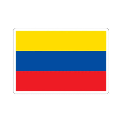 Flag of Ecuador 1835-1845 (Ecuador) STICKER Vinyl Kiss-Cut Decal 2 Inch White - The Sticker Space