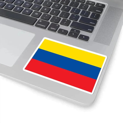 Flag of Ecuador 1835-1845 (Ecuador) STICKER Vinyl Kiss-Cut Decal - The Sticker Space