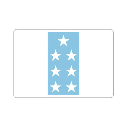 Flag of Ecuador 1845-1860 (Ecuador) STICKER Vinyl Kiss-Cut Decal 3 Inch White - The Sticker Space