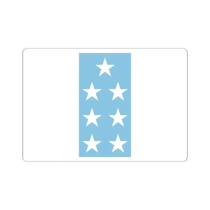 Flag of Ecuador 1845-1860 (Ecuador) STICKER Vinyl Kiss-Cut Decal 6 Inch White - The Sticker Space