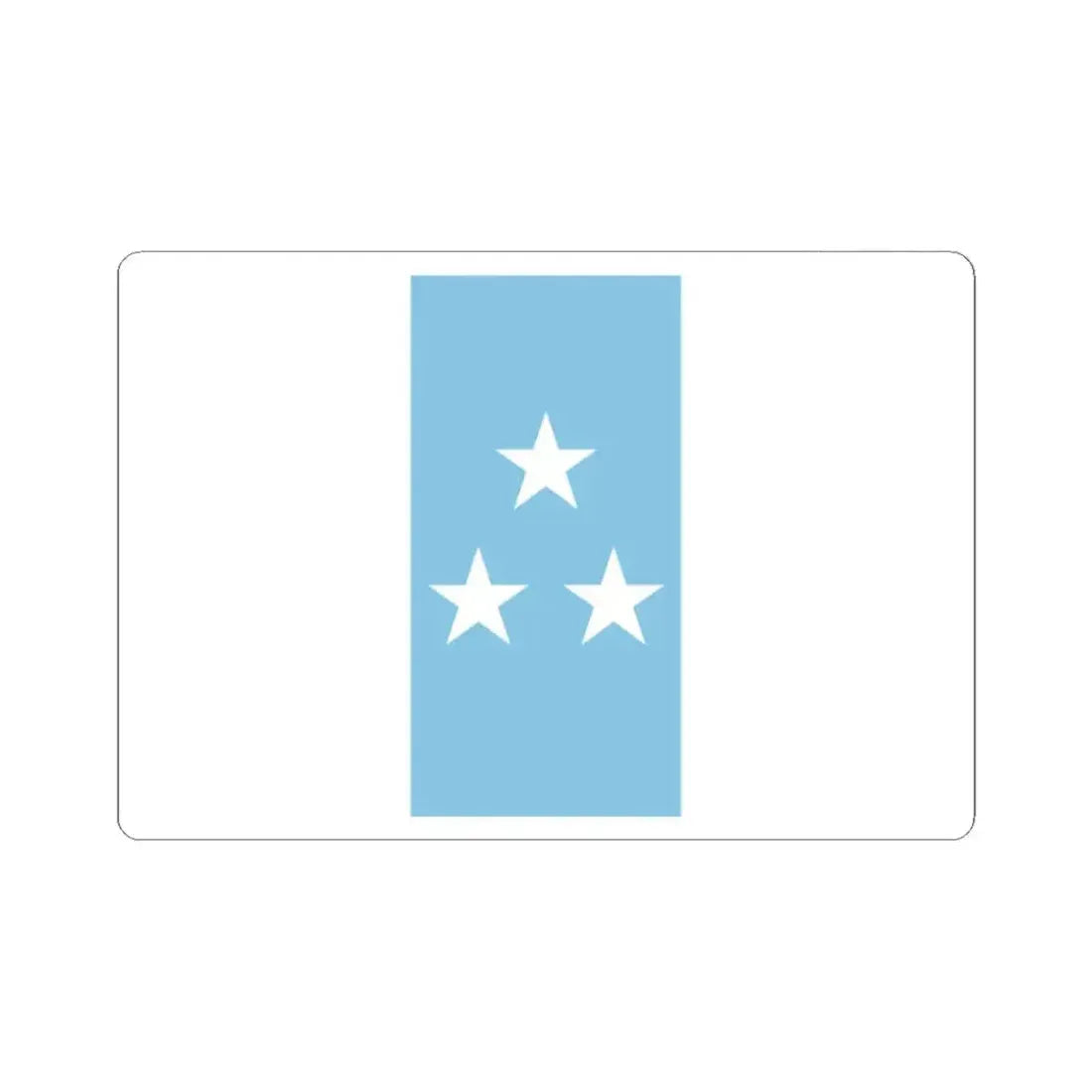 Flag of Ecuador 1845 (Ecuador) STICKER Vinyl Kiss-Cut Decal 2 Inch White - The Sticker Space