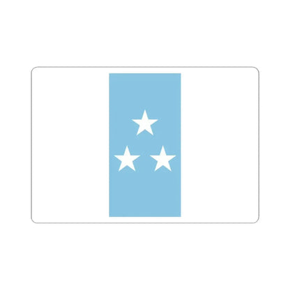 Flag of Ecuador 1845 (Ecuador) STICKER Vinyl Kiss-Cut Decal 4 Inch White - The Sticker Space