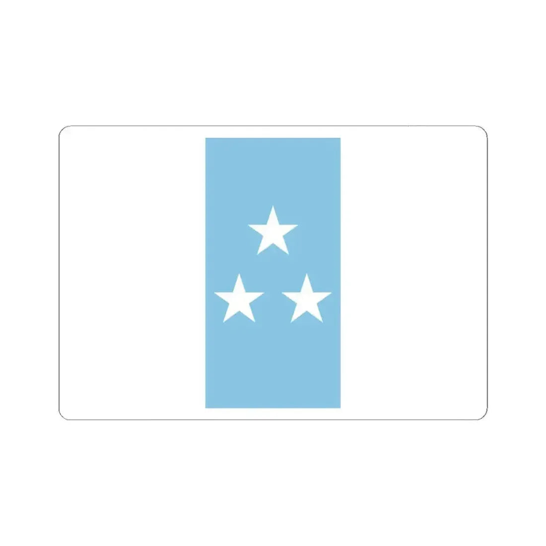 Flag of Ecuador 1845 (Ecuador) STICKER Vinyl Kiss-Cut Decal 6 Inch White - The Sticker Space